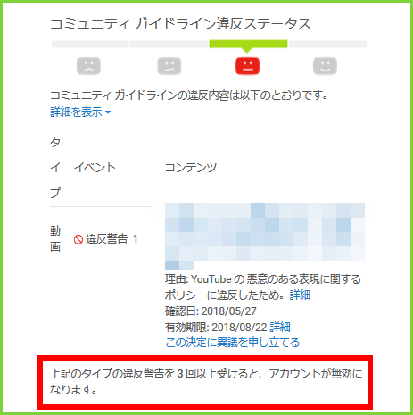 Youtubeでのペナルティの種類と期間は Content Idとは Youtubeパーソナルコーチ笹澤裕樹の公式ブログ